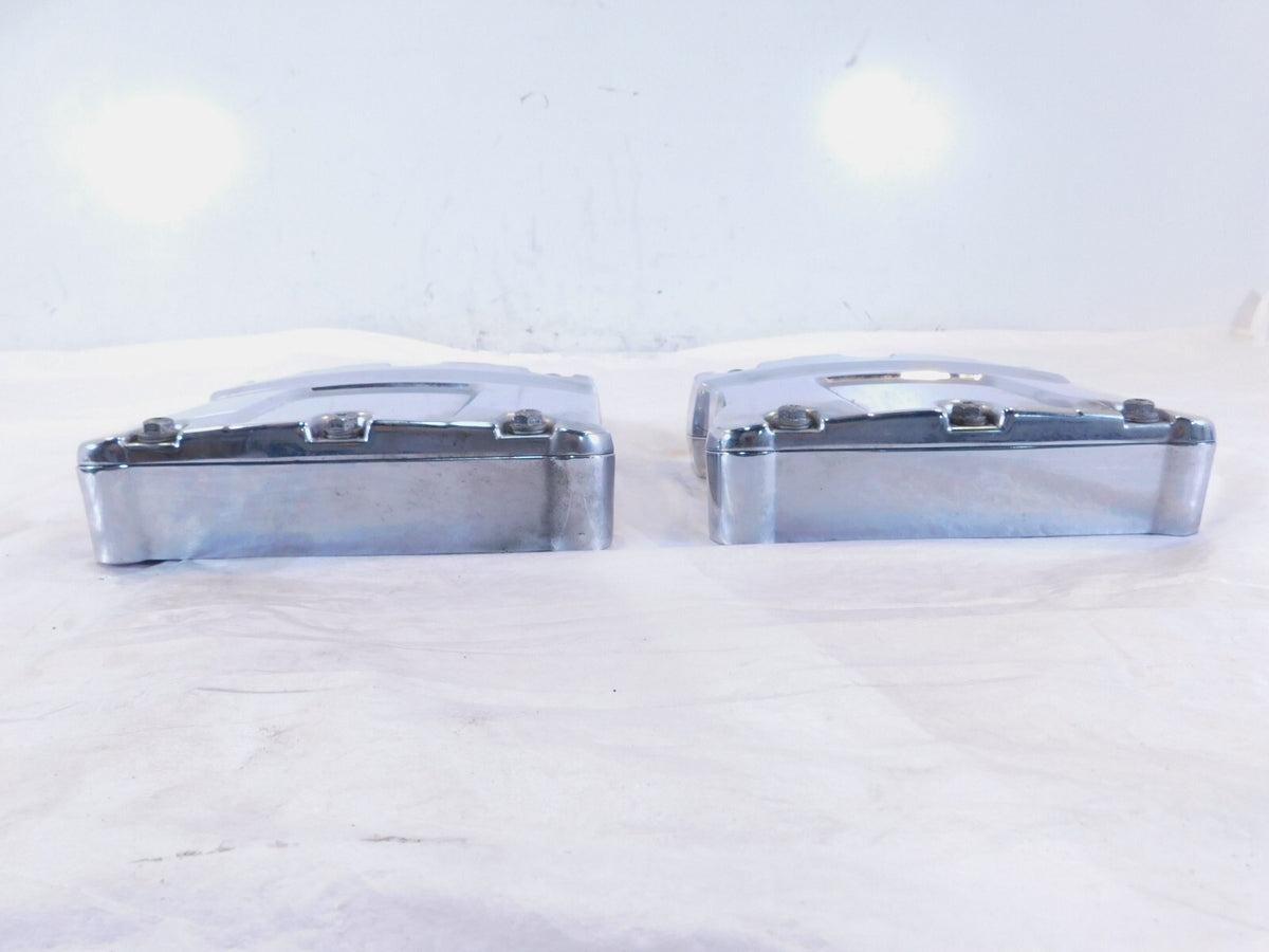 Harley Davidson Touring Dyna & Softail Chrome Cylinder Head Rocker Boxes - C3 Cycle