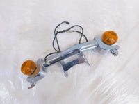 Victory Sport Deluxe Standard V92 Cruiser Front Turn Signal Indicators & Bracket - C3 Cycle