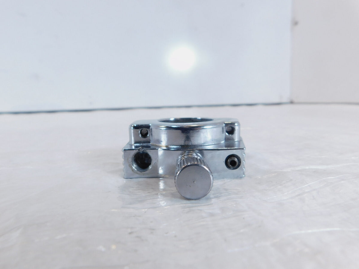 Harley Davidson Sportster Dyna & FXR 1" Chrome Handlebar Throttle Cable Clamp - C3 Cycle