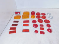 Lot Harley Davidson Motorcycle Boat Trailer Turn Signal Brake Light Lamp Lenses - C3 Cycle