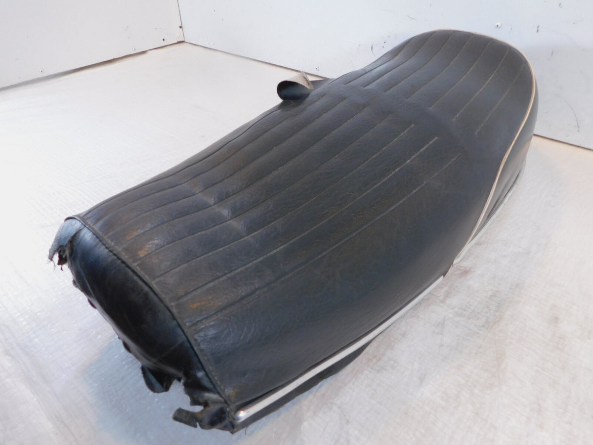 1974-1976 BMW Airhead R75/6 R75 Black Main Rider Passenger Bench Seat Saddle Pad - C3 Cycle