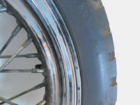 1970-1977 Harley Davidson XLH Ironhead Sportster 900 1000 Laced Rear Wheel -BENT - C3 Cycle