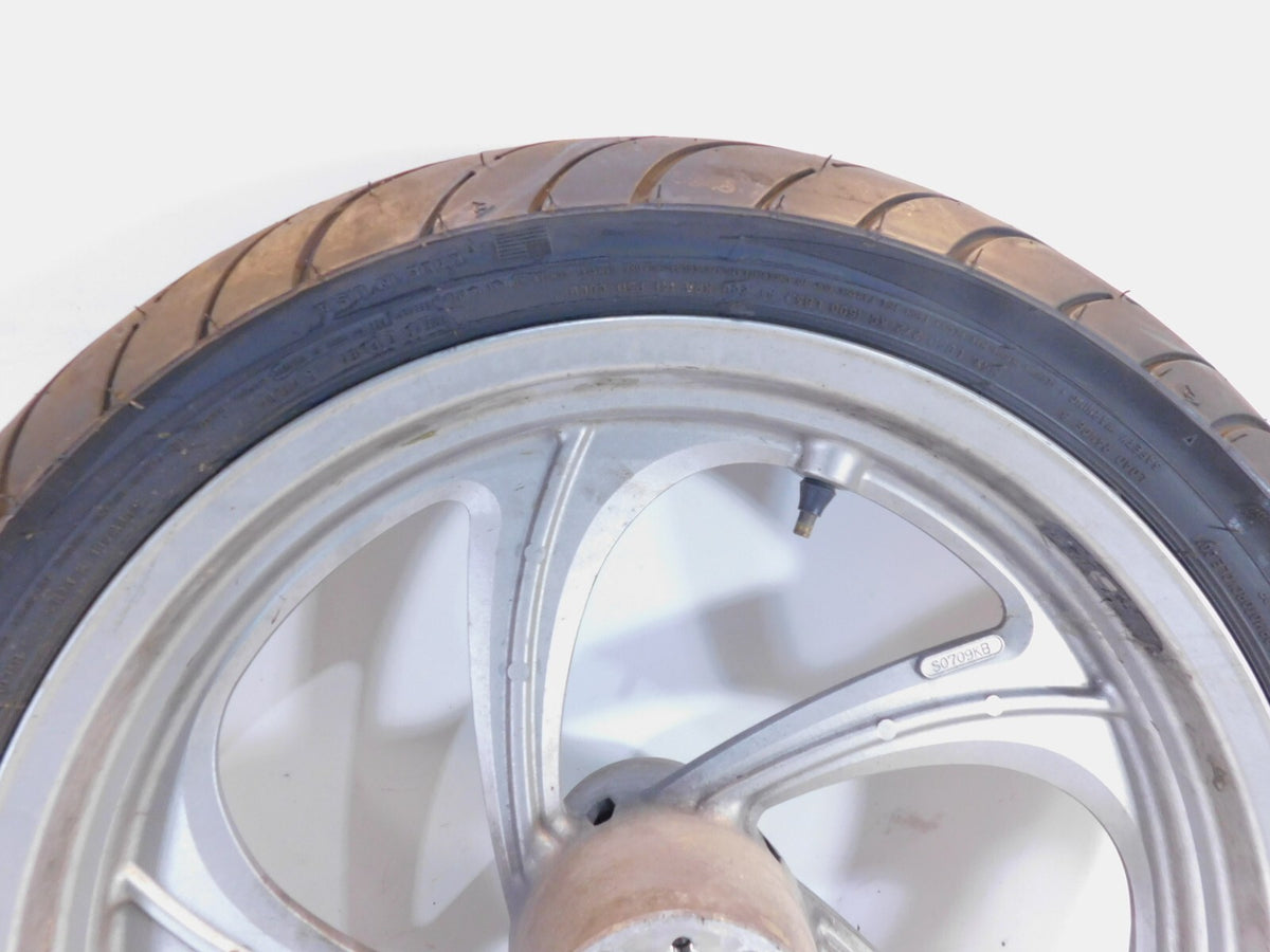 2008-2009 Victory Vision Touring Silver Cast Front Wheel Rim with Tire - C3 Cycle