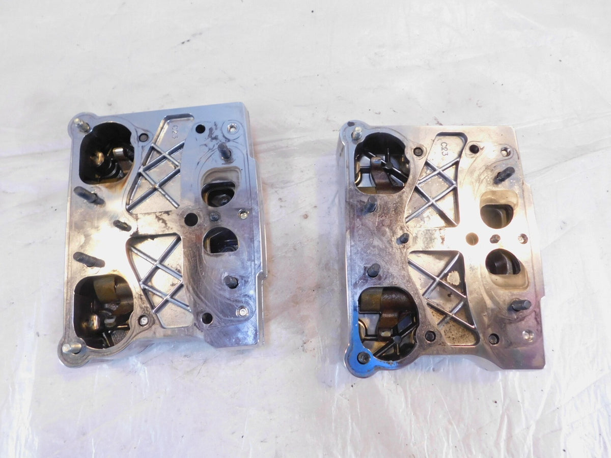 Harley Davidson Street Glide Dyna Softail Chrome Cylinder Head Top Rocker Boxes - C3 Cycle