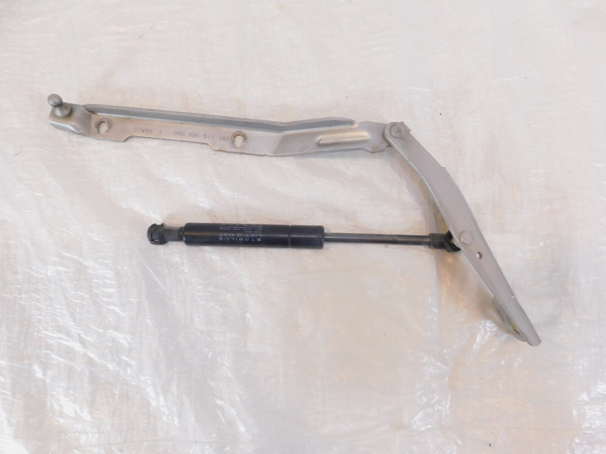 Porsche Carrera 911 996 Boxster 986 Rear Left Hood Hinge Support & Damper Shock - C3 Cycle