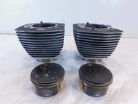 Harley Davidson Twin Cam Touring Dyna & Softail Engine Pistons & Black Cylinders - C3 Cycle
