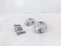 2006-2013 BMW F800ST Silver Bar Back Handlebar Riser Mount Bracket Clamps - C3 Cycle