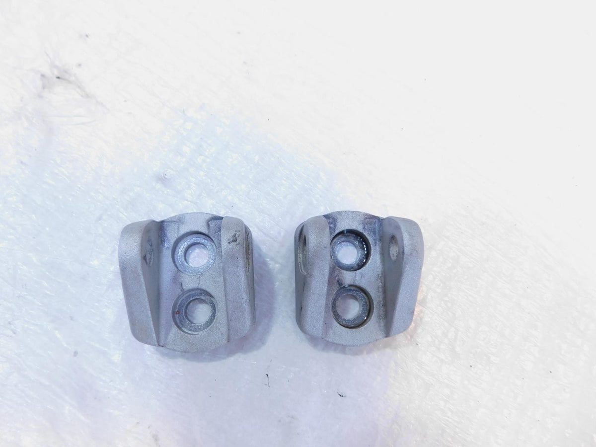 2013-2019 KTM 690 Duke Silver Left/Right Front Footrest Foot Pegs Bracket Mounts - C3 Cycle