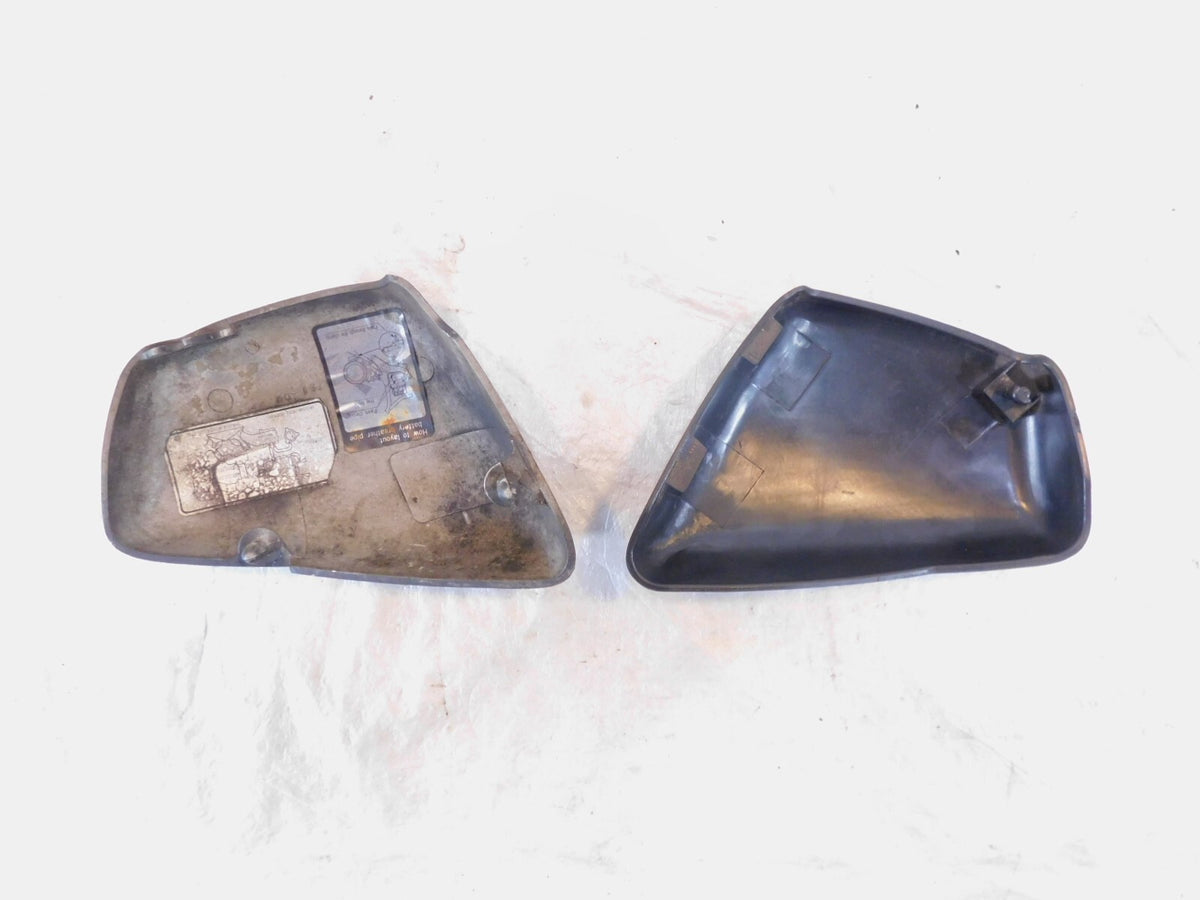 1986-1987 Yamaha Virago 1100 XV1100 Black Left/Right Side Frame Cover Panels - C3 Cycle