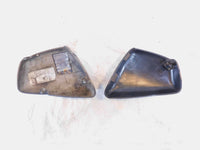 1986-1987 Yamaha Virago 1100 XV1100 Black Left/Right Side Frame Cover Panels - C3 Cycle