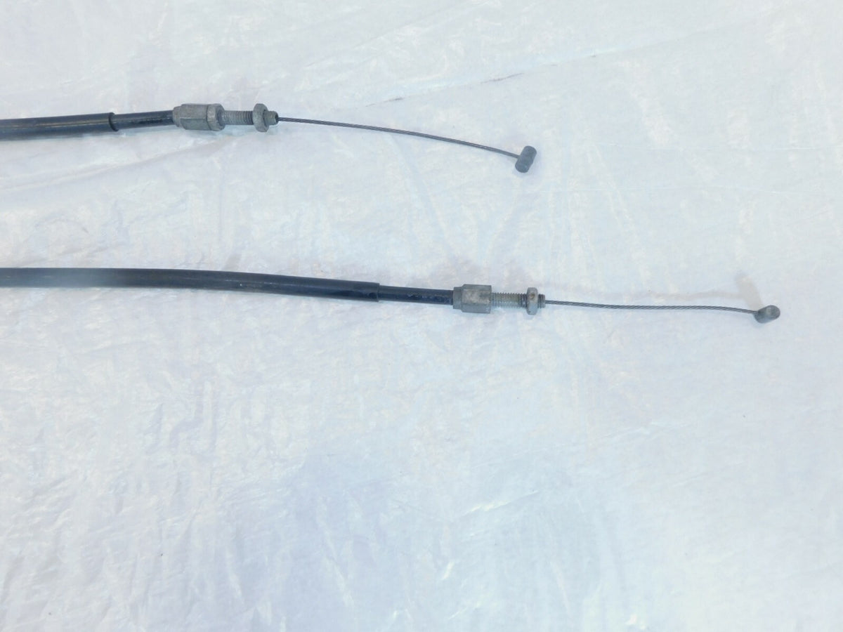 Pair Honda CB750 CB750C CB900 CB900C & CB1000 Handlebar Throttle Line Cables - C3 Cycle