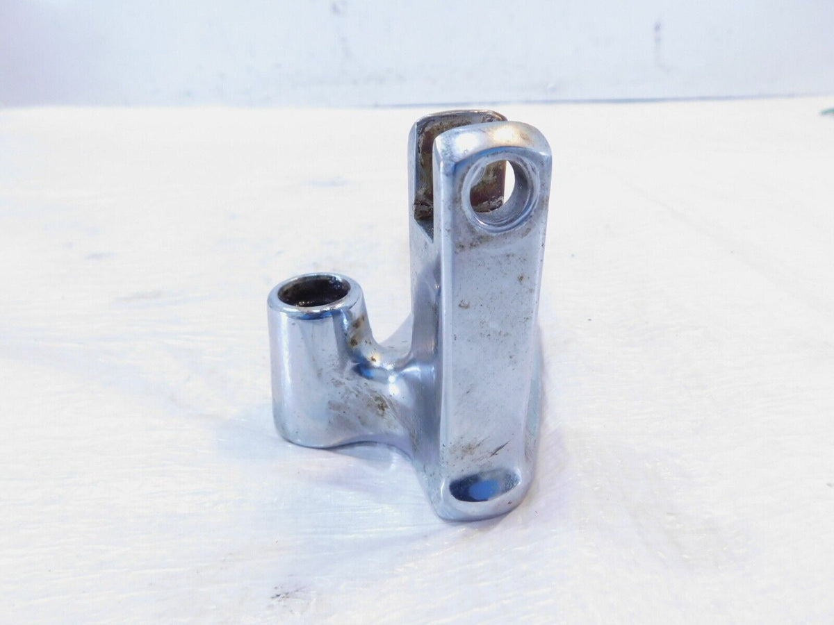 Harley Davidson Dyna FXDWG Wide Glide Black Left Forward Controls Mount Bracket - C3 Cycle