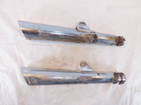 1982-1983 Yamaha XJ750 Maxim 750 Chrome Left/Right Exhaust Muffler System Pipes - C3 Cycle