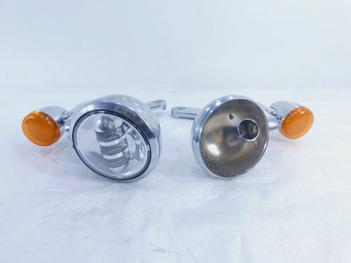 Harley Davidson Electra Glide Ultra Limited Auxiliary Fog Lights Mount Brackets - C3 Cycle