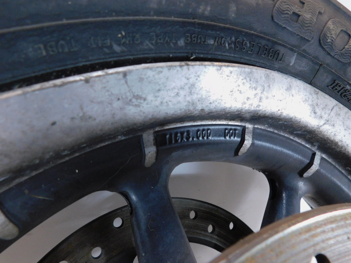 Harley Touring Road King & Electra Glide Front Mag Wheel Rim w/ Tire & Rotors - C3 Cycle