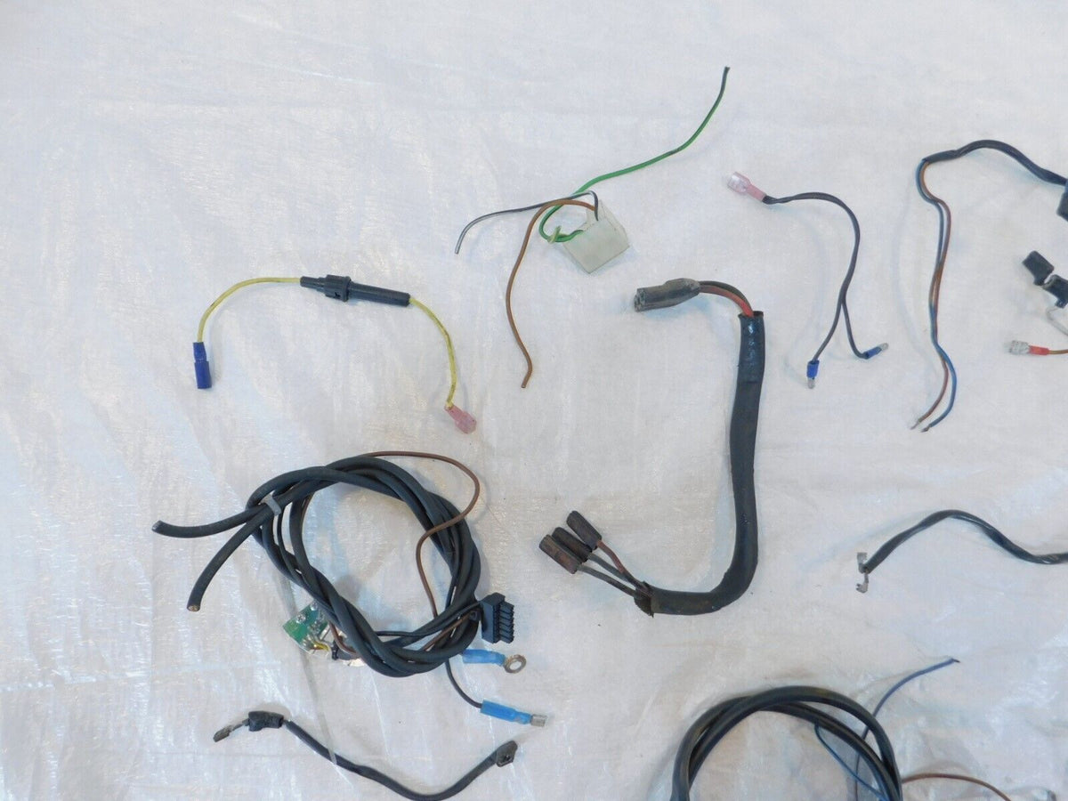 1977 77 BMW Airhead R75 R75/7 Misc Electrical Wiring Wire Plug Sub Harnesses Lot - C3 Cycle