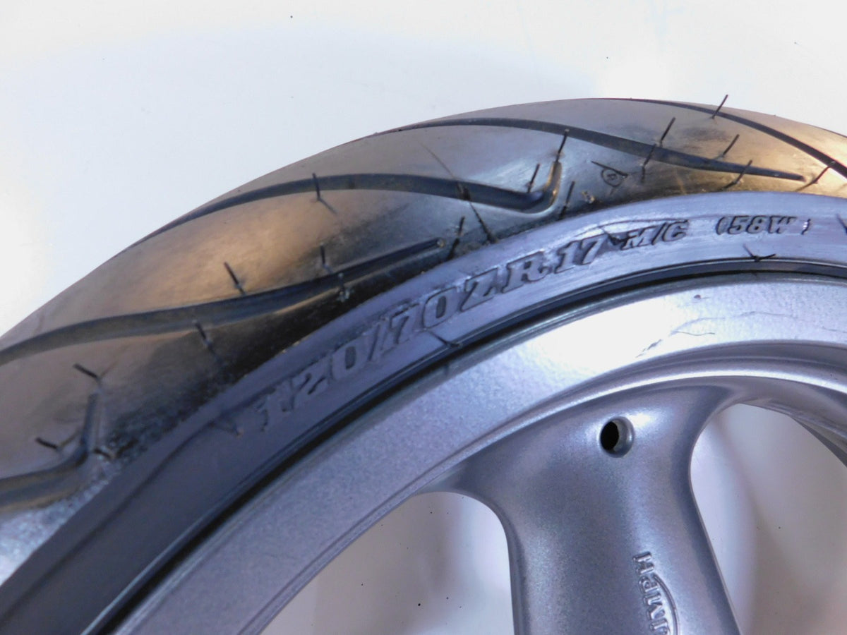 1991-2003 Triumph Sprint 900 & Trophy 900 1200 Gray Front Wheel Rim & Tire - C3 Cycle