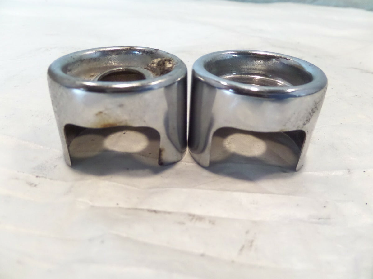 Harley Davidson Sportster 883 & 1200 Rear Shock Absorber Upper Mount Bolt Covers - C3 Cycle