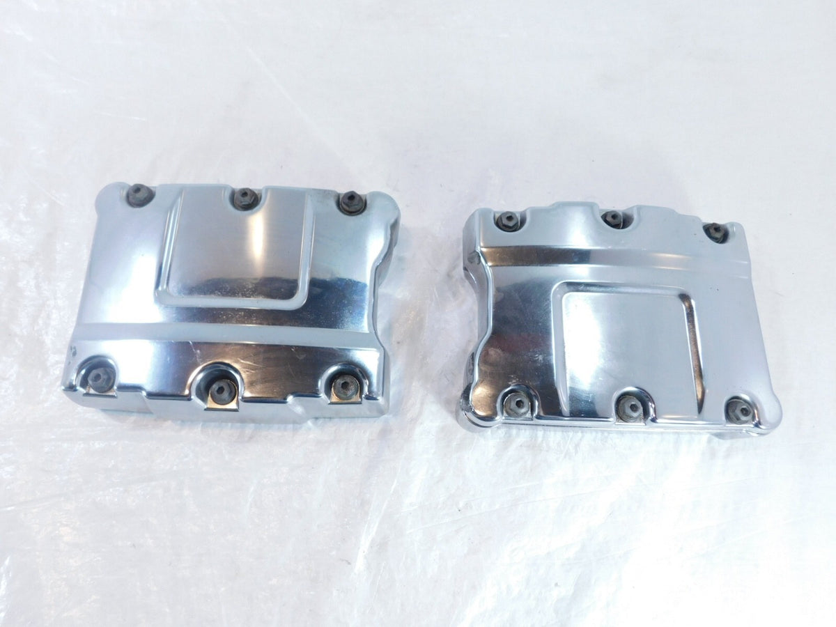 Harley Davidson Touring Dyna & Softail Chrome Cylinder Head Rocker Boxes - C3 Cycle