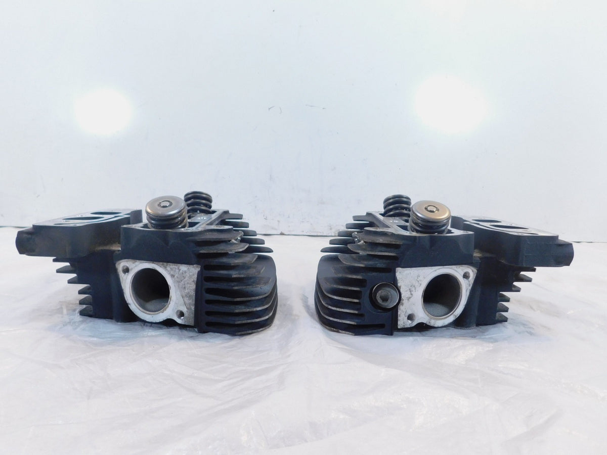 Harley Davidson Touring Softail & Dyna Black Cylinder Heads w/ Springs & Valves - C3 Cycle