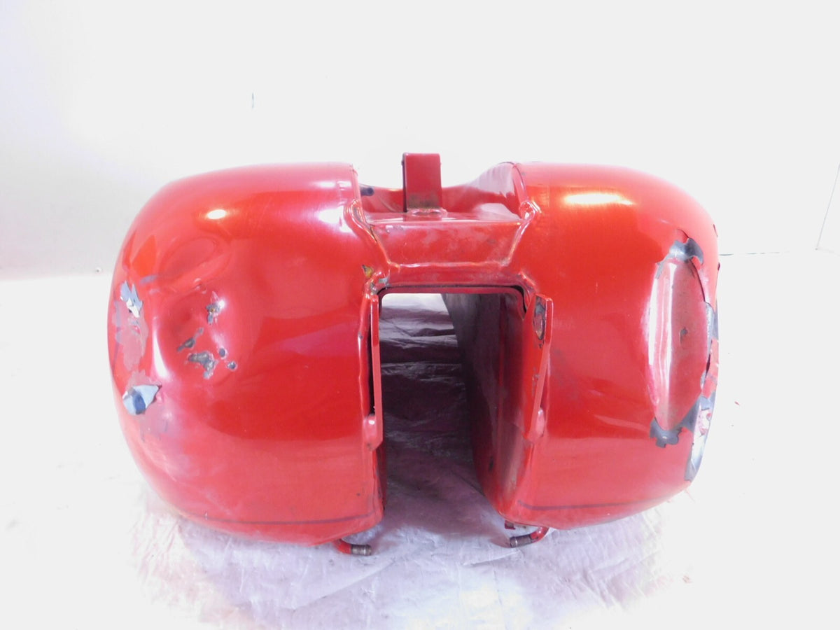 2002 Harley Davidson Dyna FXDWG Wide Glide Red Fuel Gas Petrol Tank - Dented - C3 Cycle