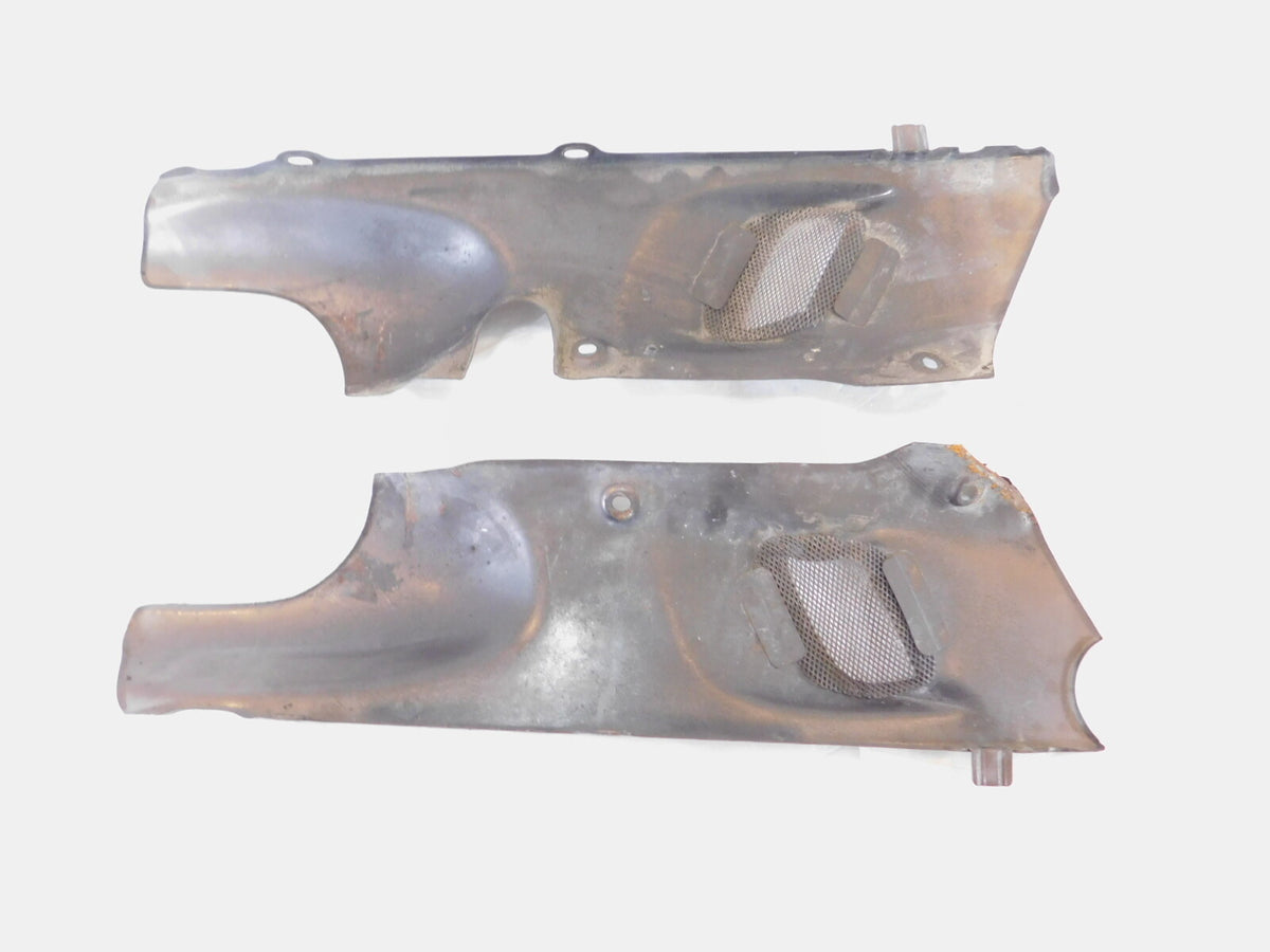 1988 88 Honda Goldwing 1500 GL1500 Beige Lower Left/Right Exhaust Side Covers