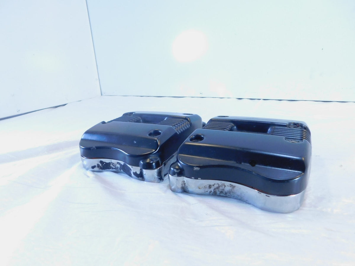 Harley Davidson Sportster 883 & 1200 Black Cylinder Head Cover Rocker Boxes - C3 Cycle