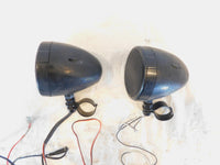Harley Davidson Road King Softail Dyna Sportster 1" Handlebar Mounted Speakers - C3 Cycle