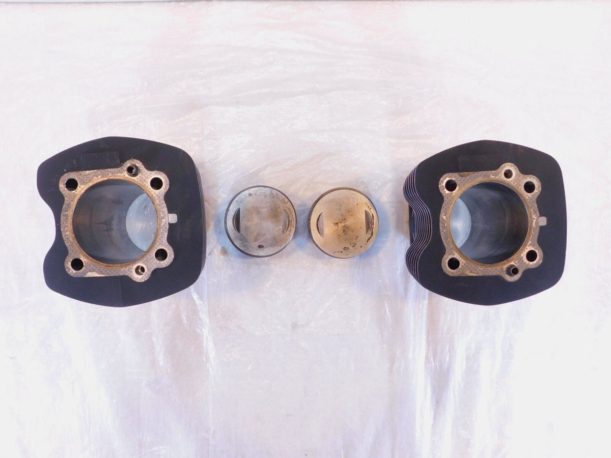 Harley Davidson Twin Cam Touring Dyna & Softail Engine Pistons & Black Cylinders - C3 Cycle