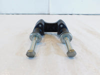 Harley Davidson Sportster 883 & 1200 & Dyna Black Handlebar Bar Riser Clamps - C3 Cycle