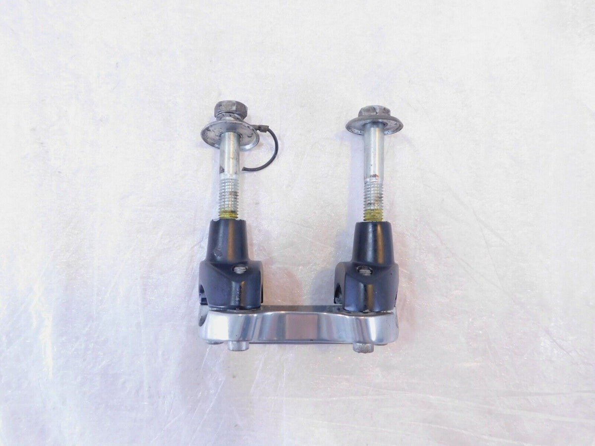 Harley Davidson Sportster 883 & 1200 & Dyna Chrome Handlebar Bar Riser Clamps - C3 Cycle