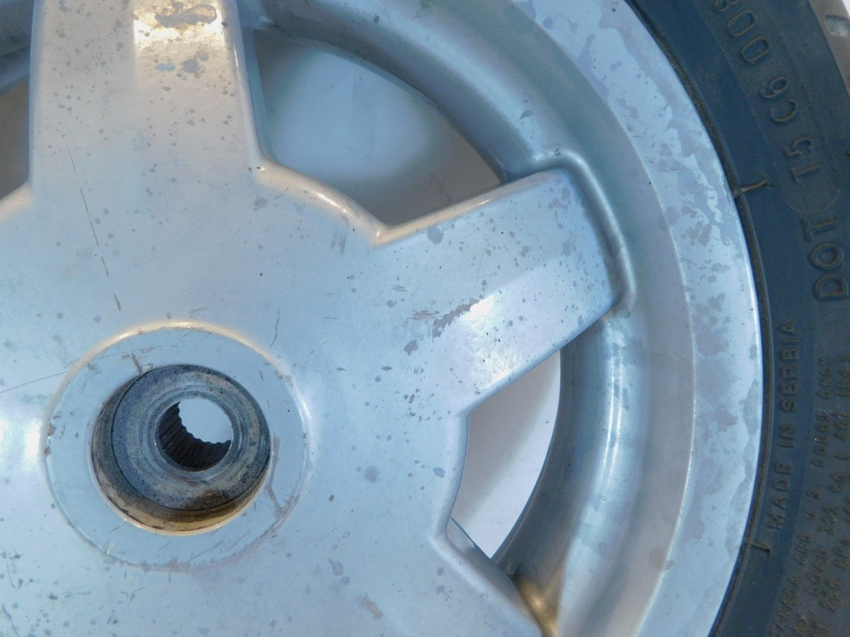 Piaggio Vespa LX LXV S 50 125 150 Cast Rear Wheel Rim & Tire 10" x 3.0" - C3 Cycle