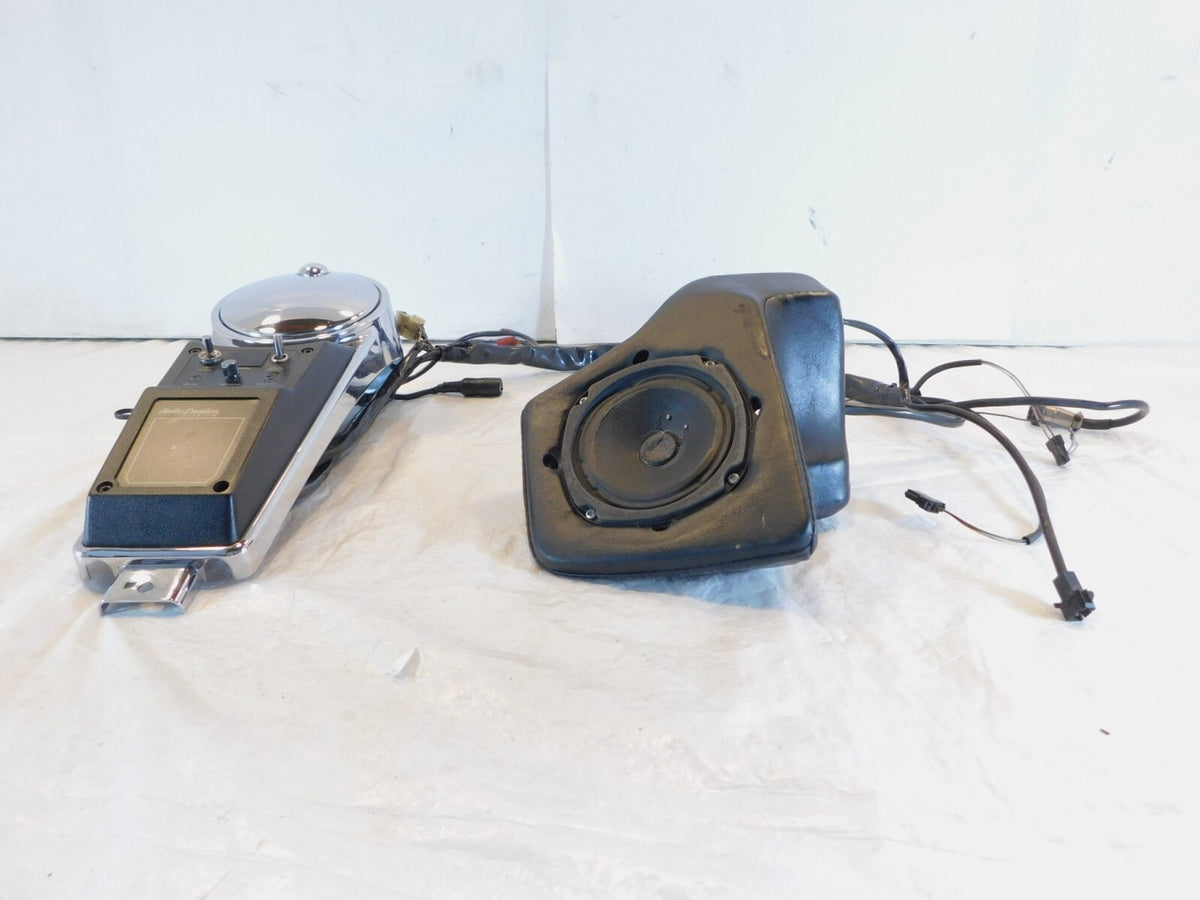 Harley Electra Glide FLHTC Chrome Fuel Tank Console w/ CB Control & Speaker - C3 Cycle