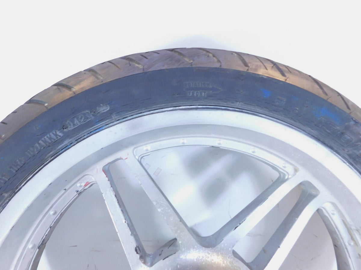 Honda VTX1800 VTX1800F1 VTX1800F2 Silver Front Cast Wheel & Rim - Bent