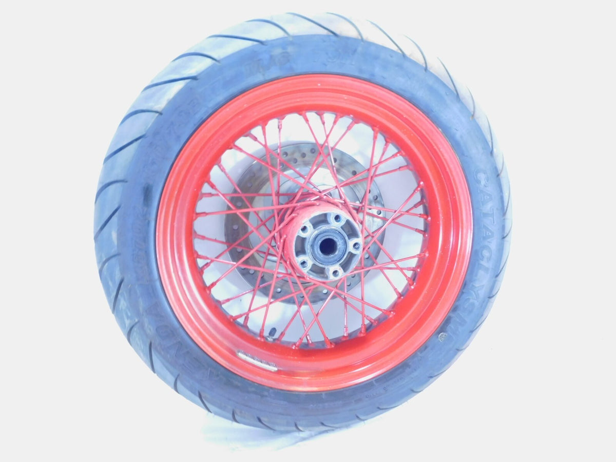 Harley Davidson Dyna Super Glide Custom & Low Rider Laced Rear Wheel Rim & Tire - C3 Cycle