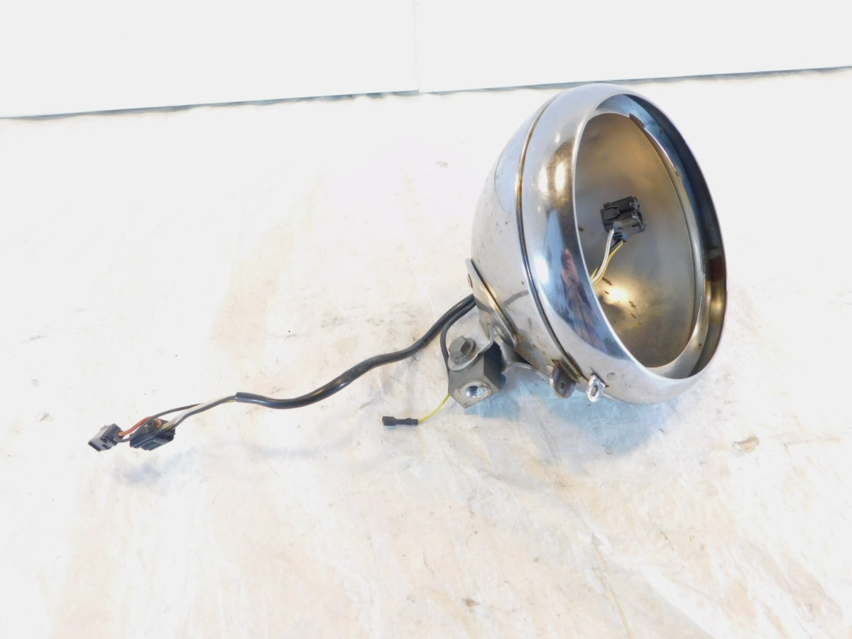 Harley Softail Heritage Classic & Fat Boy Chrome Shell Headlight Housing Bucket - C3 Cycle