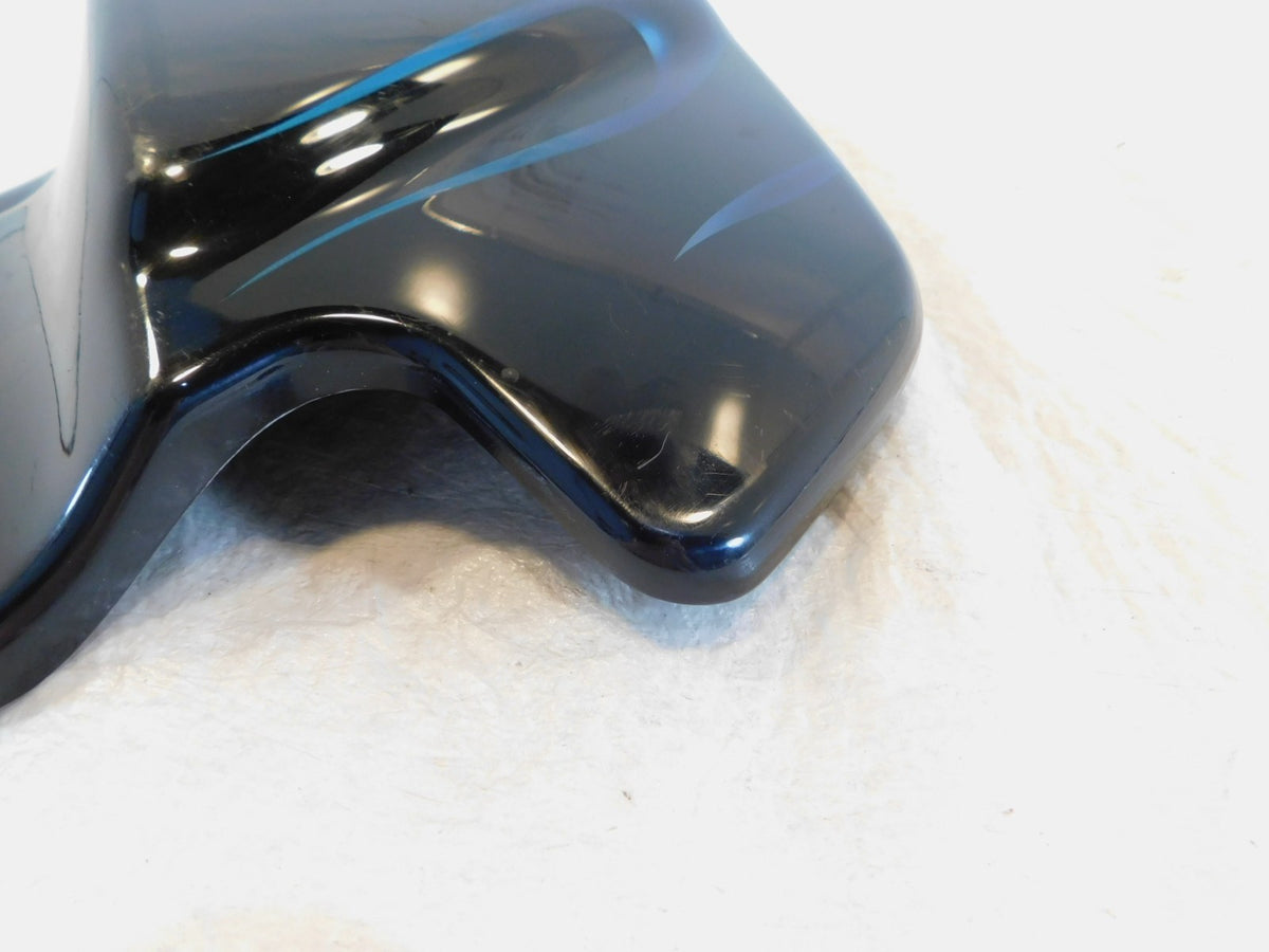 Harley Road Glide & Electra Glide Ultra Classic Right Blue Flames Side Cover - C3 Cycle