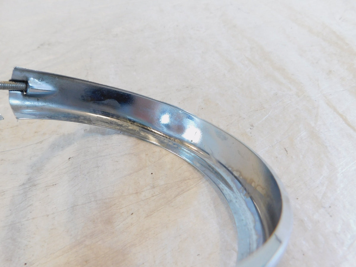 Harley Touring Electra Glide & Softail Passing Fog Light Lamp Chrome Trim Ring - C3 Cycle