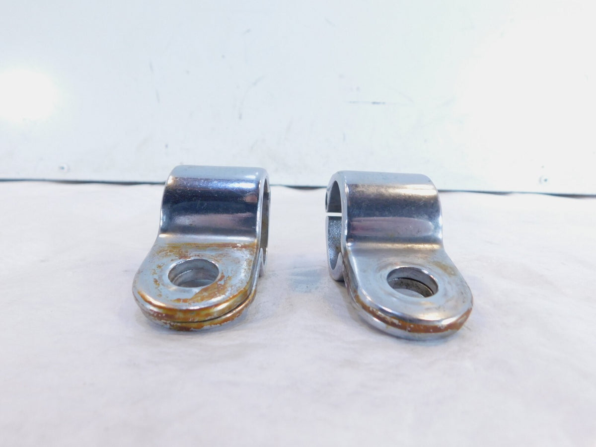 Harley Electra Glide & Road King Highway Footrest Footpeg Mount Clamp Brackets - C3 Cycle