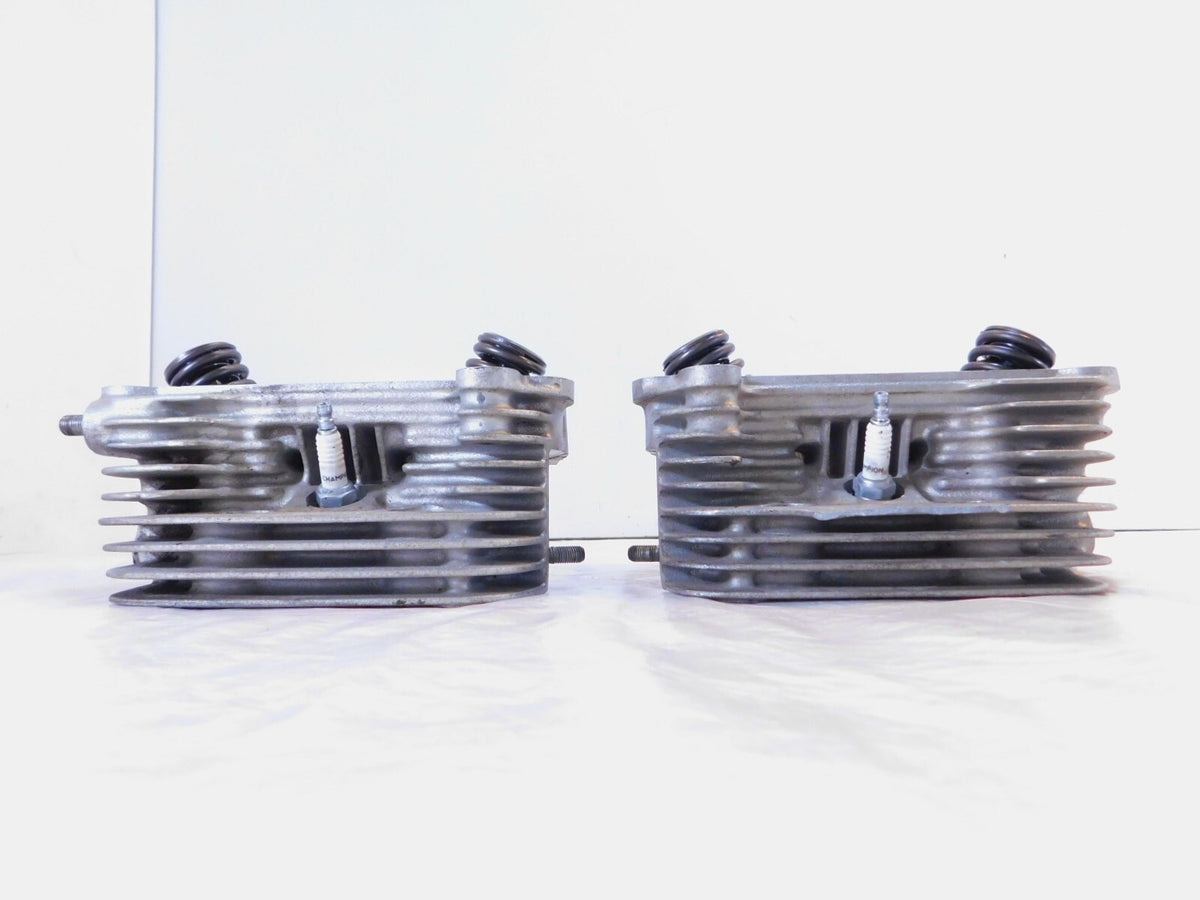 Harley Davidson Sportster 883 Hugger & Custom Silver Cylinder Heads w/ Valves - C3 Cycle