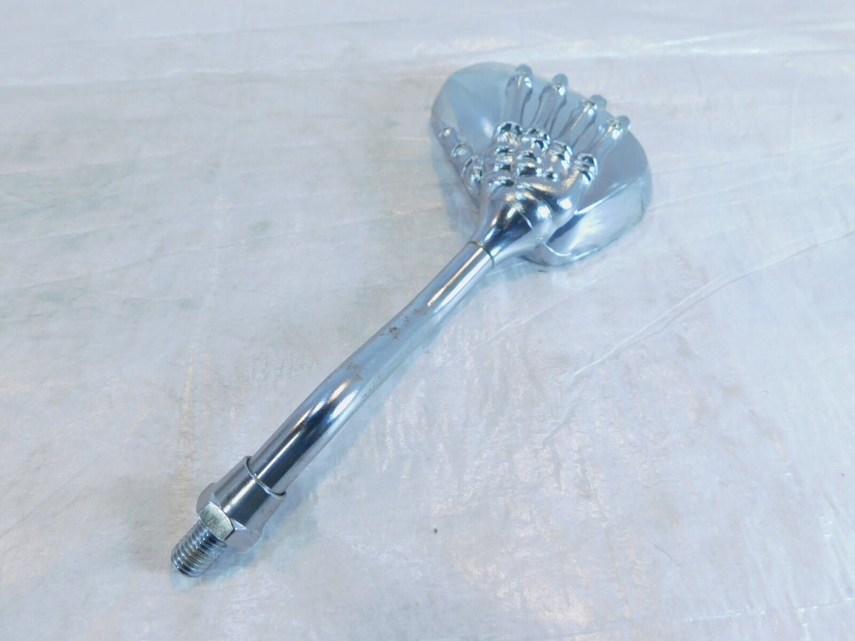 Harley Dyna Sportster Softail FXR Sportster Skeleton Hand Right Rear View Mirror