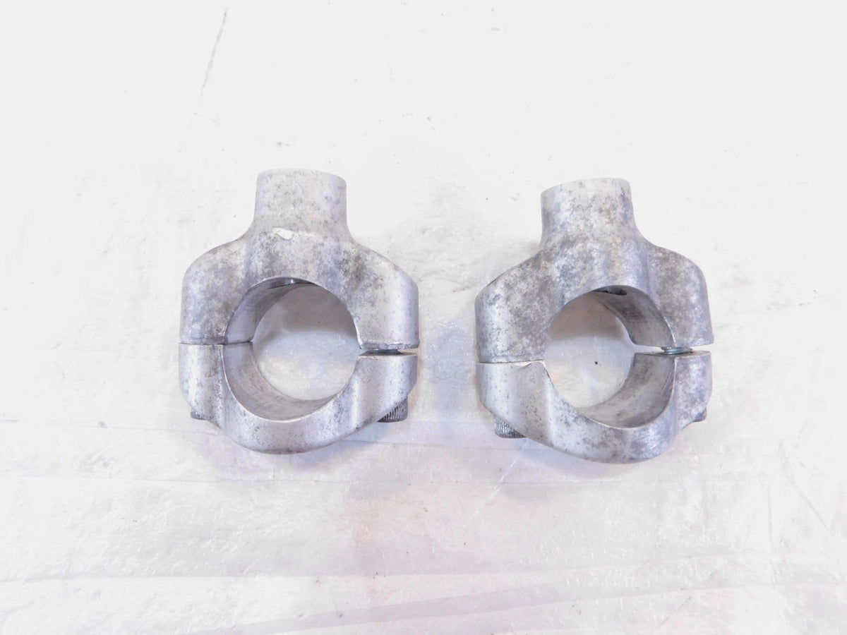 02-08 Harley Screamin Eagle CVO Road King FLHRSE 1-1/4" Handlebar Riser Clamps - C3 Cycle