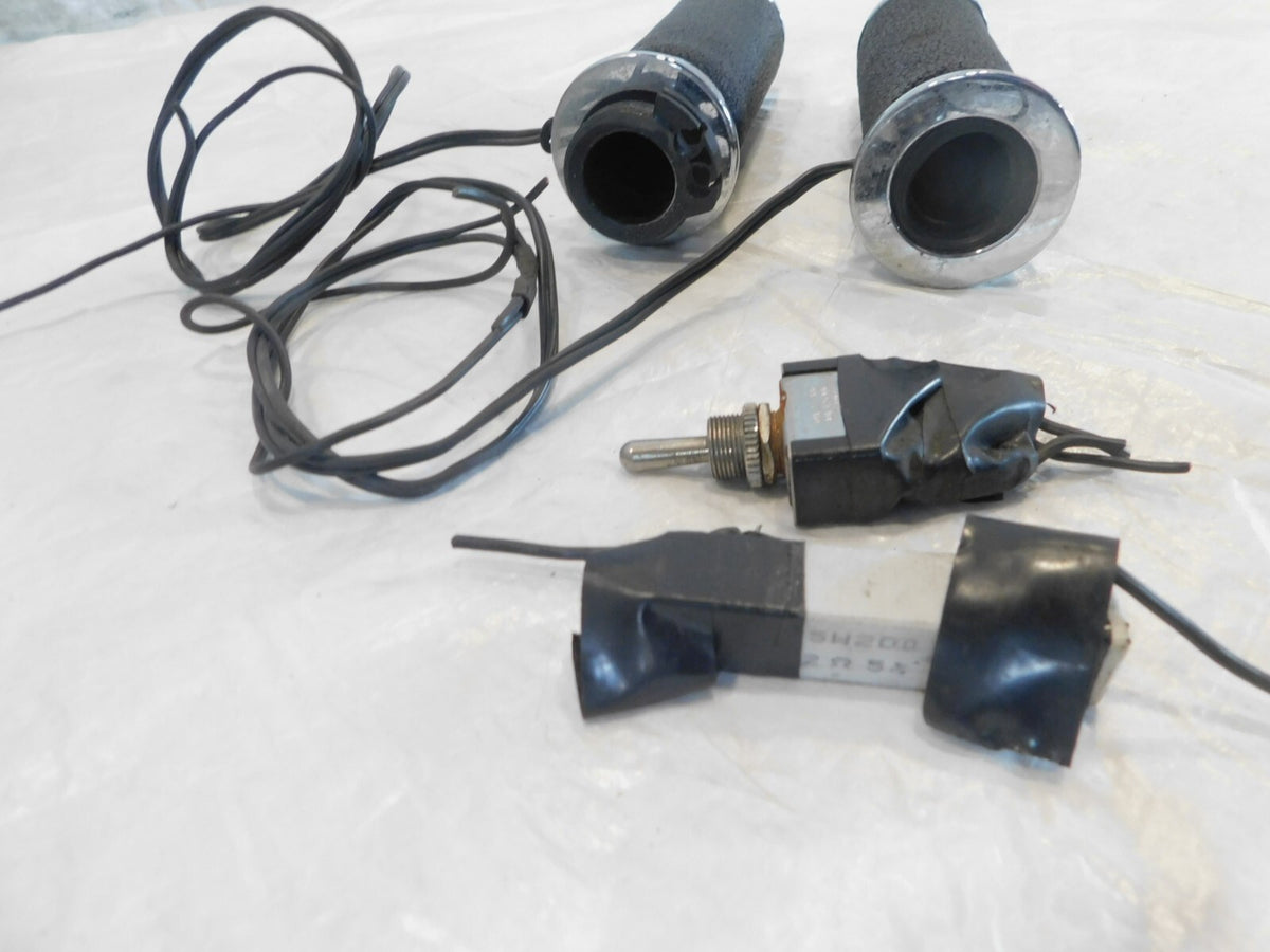 Moto Guzzi California 1100 Special Sport Vintage Titanium Heated Handlebar Grips - C3 Cycle