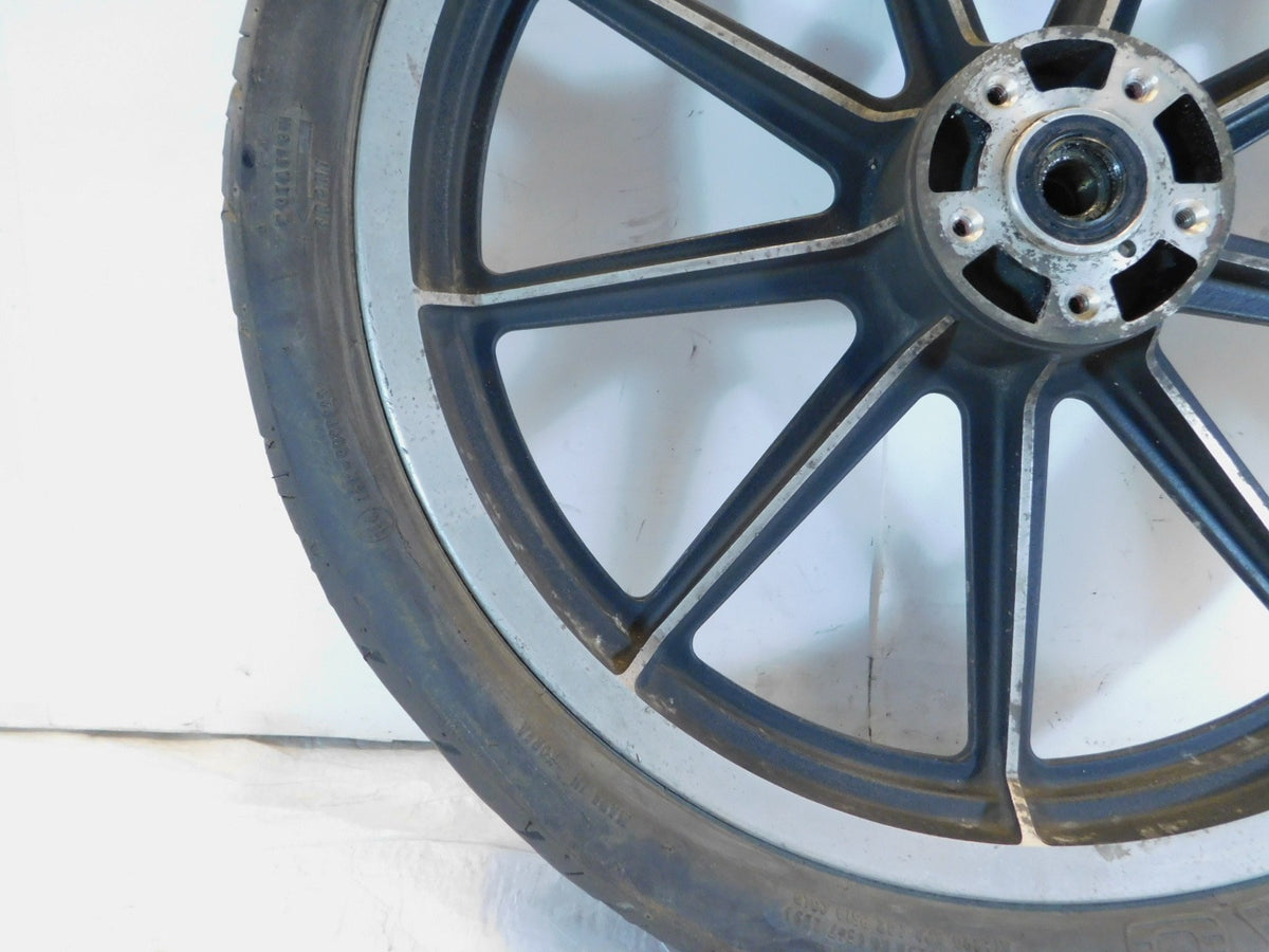 Harley Davidson Sportster 883 & 1200 19" Cast Front Wheel Rim w/ Tire - Bent - C3 Cycle