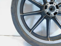 Harley Davidson Sportster 883 & 1200 19" Cast Front Wheel Rim w/ Tire - Bent - C3 Cycle
