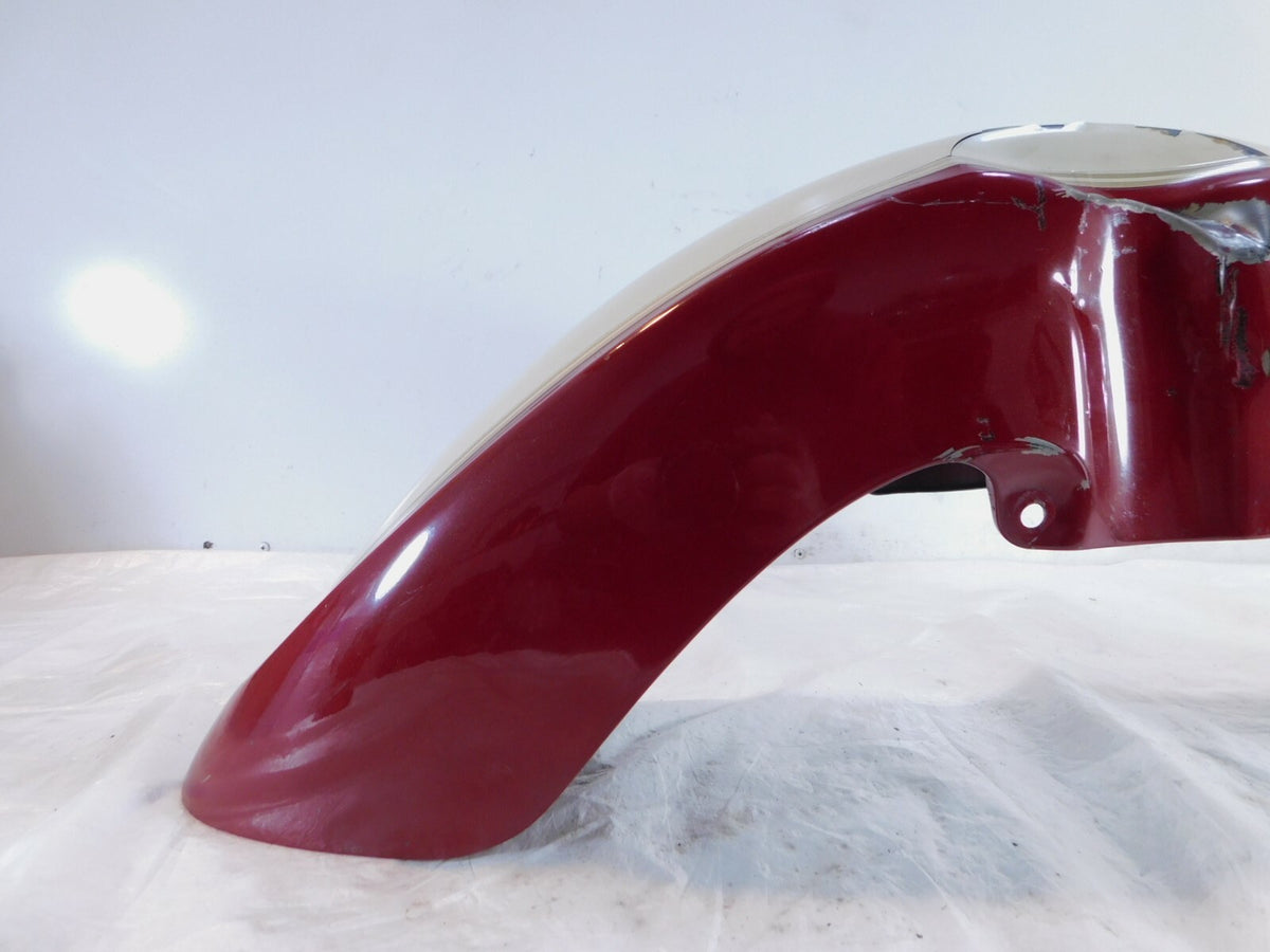 2001 01 Yamaha V-Star 1100 XVS1100 Classic Red Front Wheel Fender Mudguard - C3 Cycle