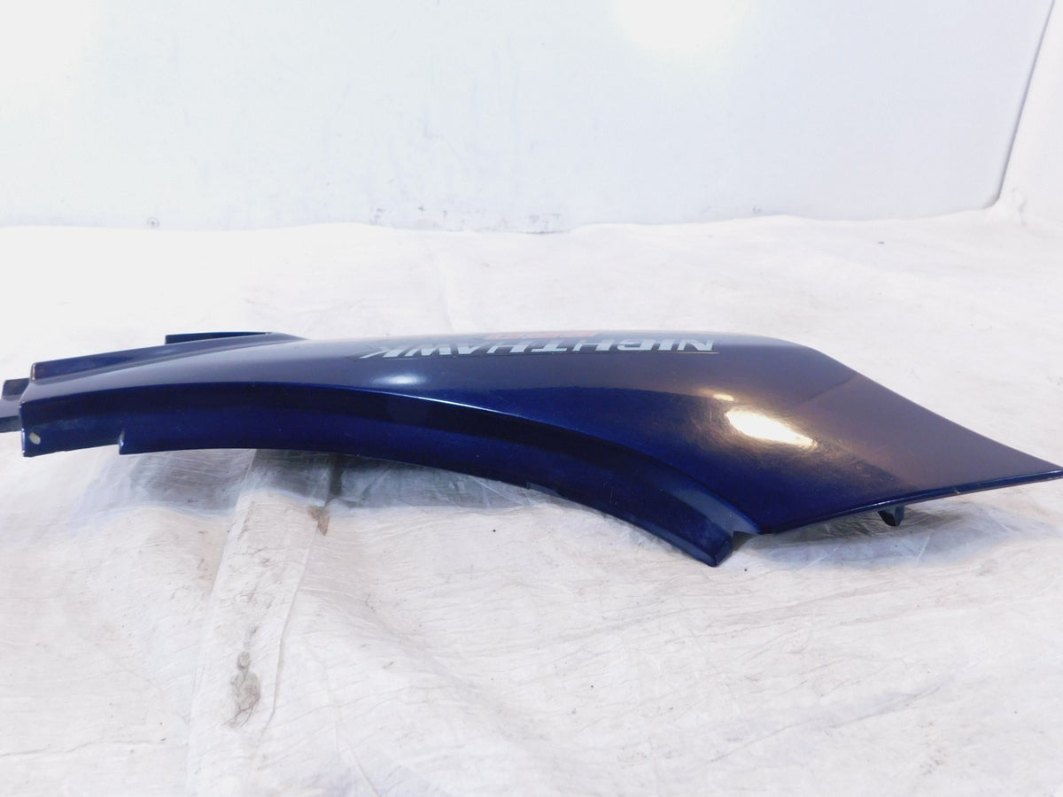 1985 Honda CB650 CB650SC Nighthawk 650 Blue Electrical Left Side Cover Plastic - C3 Cycle