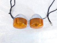 Harley Davidson Sportster Dyna & Softail Chrome Rear Turn Signal Indicators - C3 Cycle