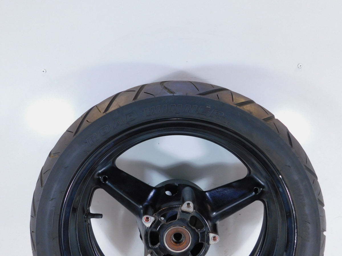 Suzuki GW250 Inazuma 250 L3 L4 L5 L7 Black Rear 3 Spoke Wheel Rim & Tire 17"x4" - C3 Cycle