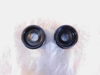 Harley Davidson Sportster 883 & 1200 Black Rear Shock Absorber Top Bolt Covers - C3 Cycle